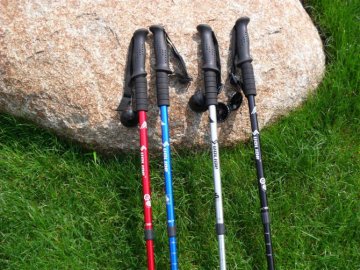 4 section alpenstock Adjustable Walking Stick Hiking Alpenstock Walking Stick