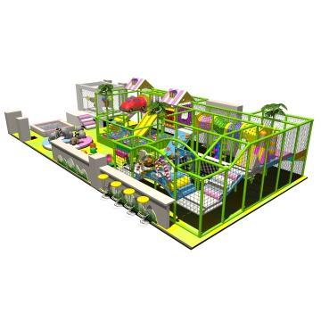 Indoor Playground with Ball Pool and Trampoline