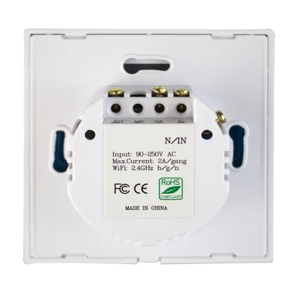 Touch Screen Lighting Smart Home Light Switch Wireless Shutter Switch Wifi Smart Touch Panel Dimmer Light Switch