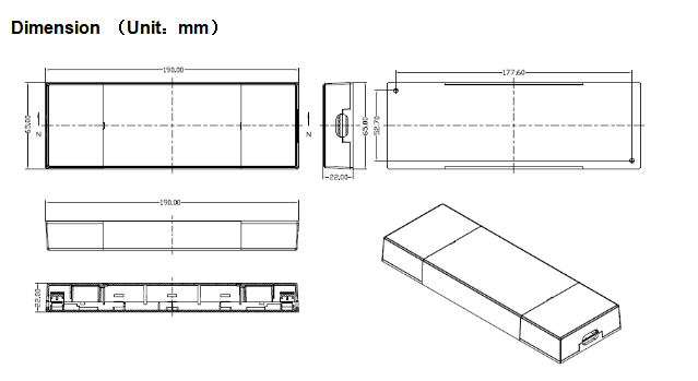120W Flat Constant Voltage LED Driver