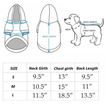 Chien imperméable avec capuche