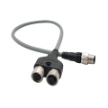 M12 Male to M12 Female Y Connector Cable