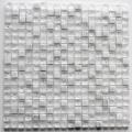 Classic White Cracked Glass Mosaic