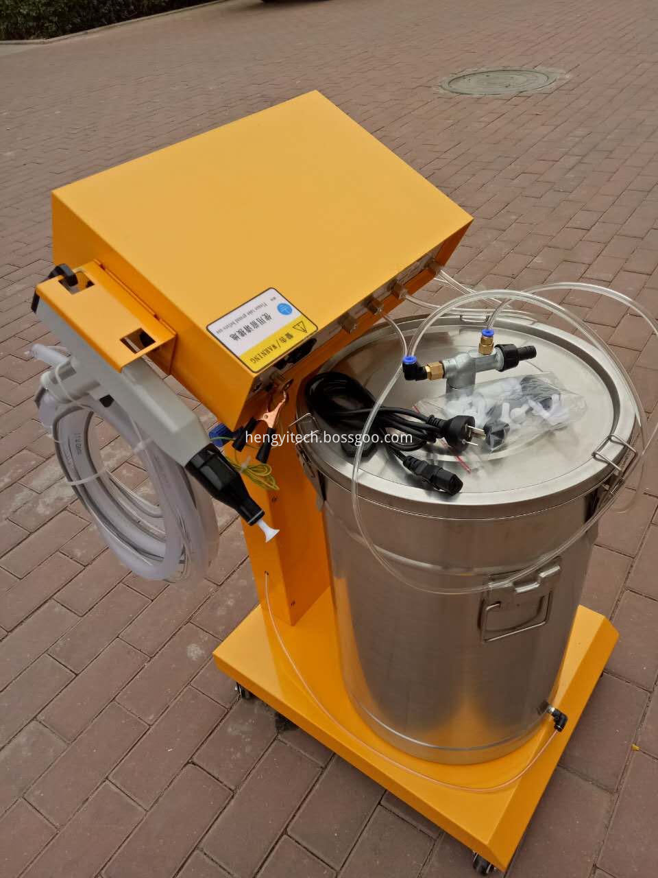 manual spray powder machine