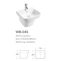 wall hung basin hiding pipes height uk