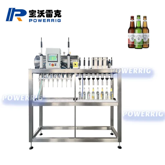 Semi-Automatic Small Bottle Filling and Capping Machine with 4-10 Heads