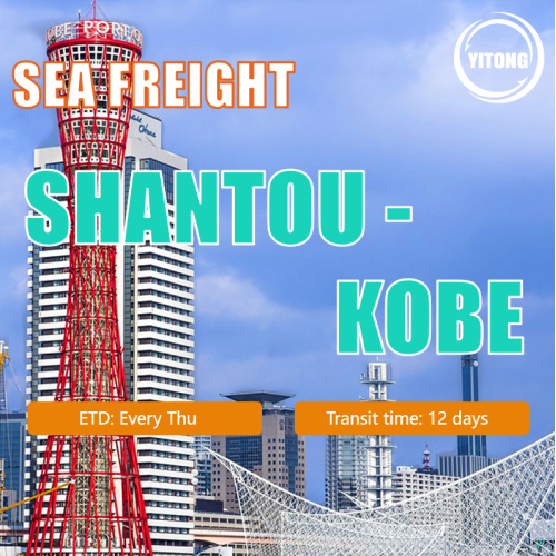 Zeevracht van Shantou naar Kobe