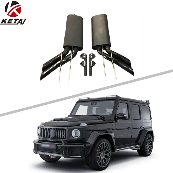 Stainless Steel Exhaust Rear Bumper Parts for BENZ W463 1990-2022