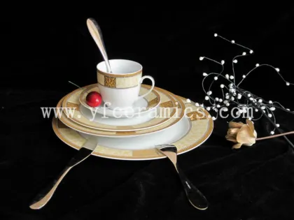 YF78003 dolomite mug ceramic dinnerware