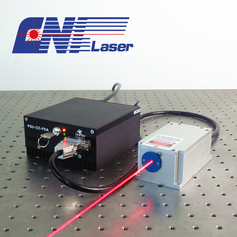 Laser rouge à diode cohérente longue pour le séquençage d'ADN