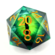 Bescon Dragon&#39;s Eye Sharp Polyedral Dice Dice Ret of 7, Dragon&#39;s Eye Dice para juegos de rol de Handmade Dragon, 4 colores disponibles