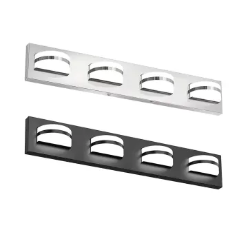 ETL Certified 3-4 Light Modern Black LED Vanity Light