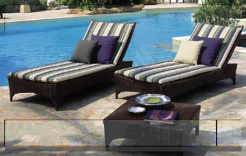 rattan lounge chair