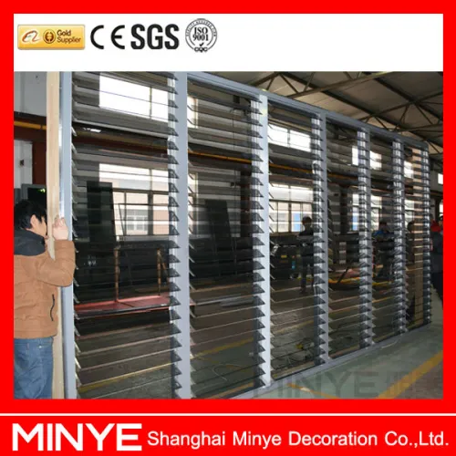 Electric Window Shutter Exterior/glass Shutter/rolling Shutter Window