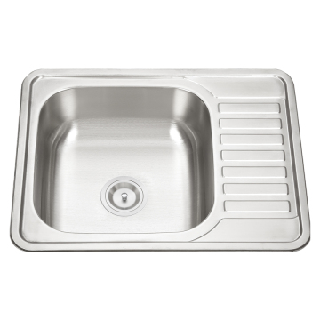 Stainless Steel 304 Undermount Single Bowl Kitchen Sink with Drainer