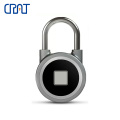 Padlock de impressão digital Bluetooth redondo cadeado