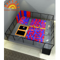 Terrain de jeu énorme pour trampoline en mousse