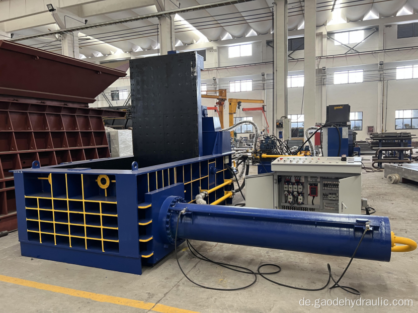Automatische Hydraulikmetall -Schrottballenmaschine Schrottballen