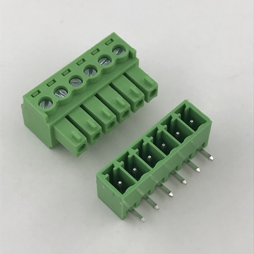 16-28 AWG 3.5 PCB 6방향 단자대