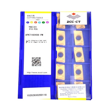 ZCC.CT Frecellatura in acciaio inossidabile INSERT APKT160408-PM YBC301/YBC302/YBG102/YBG202/YBG205/YBG302/YBM253