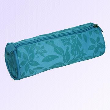 600D/PVC Pencil Case with Top Zipper Closure, Available in Various Designs and Colors