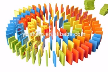 54 pcs high quality Digital wooden blocks for kids