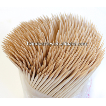Uniquely handcrafted flat wooden toothpicks