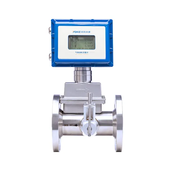 LWQ Gas Turbine Flow Meter for Propane Gas and Low to Medium Velocity Flows