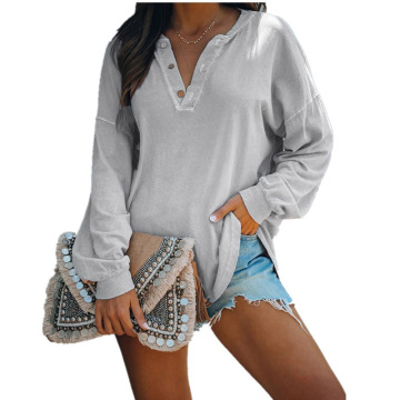 Women's Trendy Long Sleeve Crewneck Sweaters