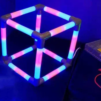 Waterproof SMD2835 Pink 20mm 24V 8.5W 360 Degree LED Neon Strip