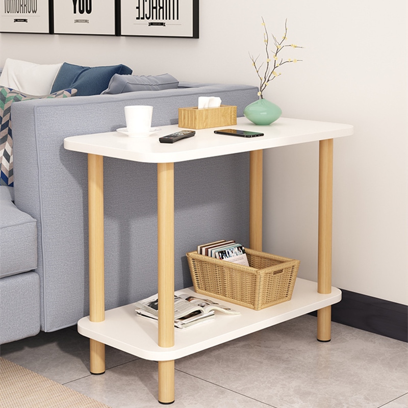 Contemporary Small End Table With Storage