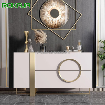Durable High-Grade Stainless Steel Modern Sideboard Cabinet
