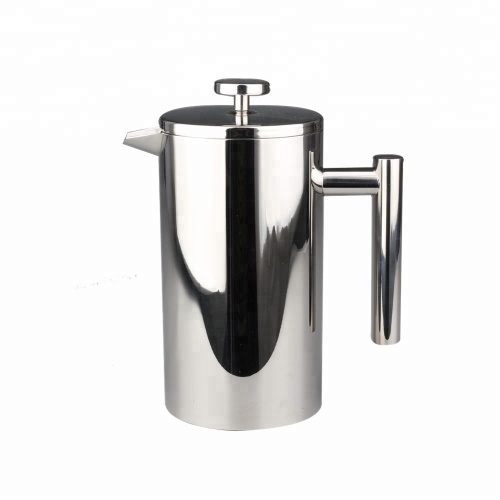 Stainless Steel Double Wall French Press Coffee Pot