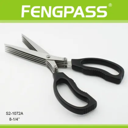 S2-1072A Five blades Stainless Steel Shredder Herb Scissors