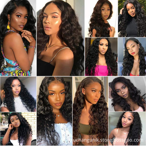 Uniky Brazilian body wave hd lace closure wig Human Hair Lace Front Wig Remy HD Lace Wigs for Black Wholesale Transparent Swiss
