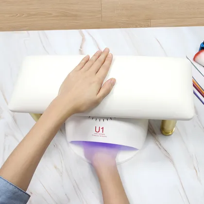 Professional Microfiber Leather Nail Arm Rest for Nail Tables