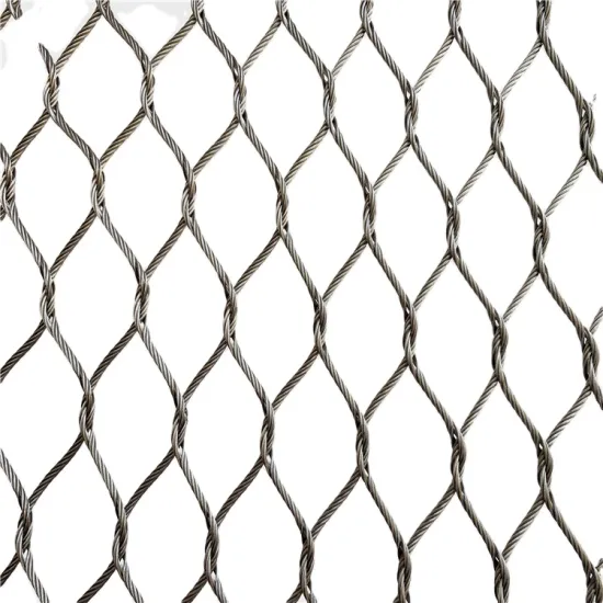 Stainless Steel Wire Link Mesh Fencing