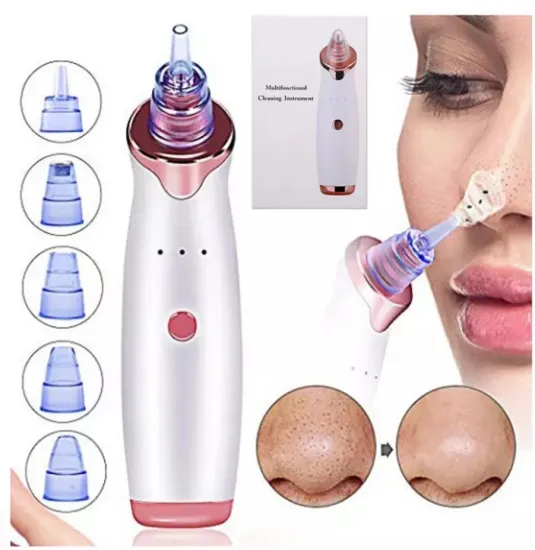 Electric Blackhead Suction Facial Remover: Pore Vacuum Blackhead Extractor