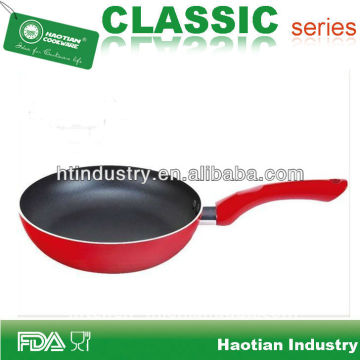Aluminum non stick wok in red color