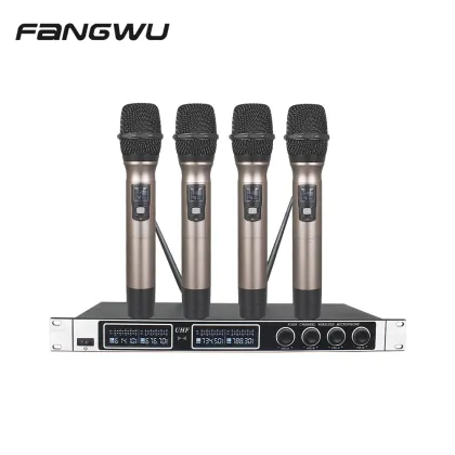 Wholesale 4-Channel Wireless Lavalier and Lapel Microphones