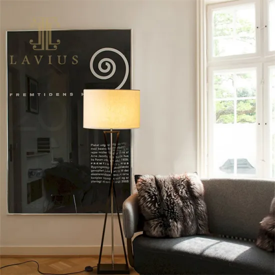 Wholesale hot selling fabric hotel floor lamp