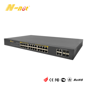 Nicht verwalteter Gigabit 24 POE + Switch mit 24 Ports