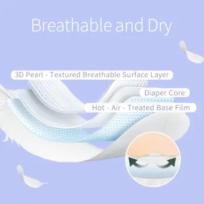 Hot sale organic cotton disposable diapers baby diapers