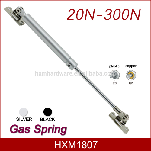 nitrogen copper or plastic gas spring for home furniture upturn or downturn doors