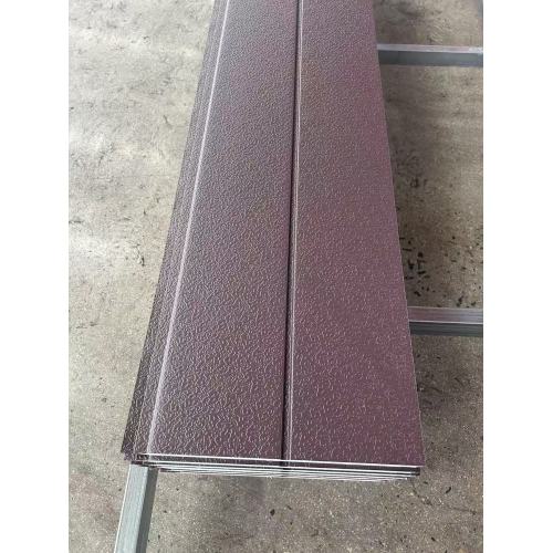 Reddish Brown Water-Patterned Metal Carved Panels for Exterior Building Walls