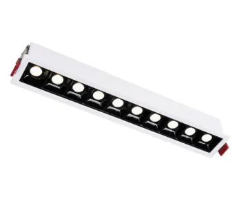 20W Square Ceiling LED Linear Downlight Recessed Spot Light LED Grille Light: High-Brightness Illumination Solution
