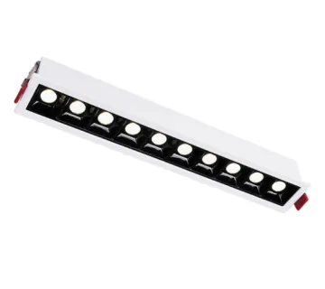20W Square Ceiling LED Linear Downlight Recessed Spot Light LED Grille Light: High-Brightness Illumination Solution