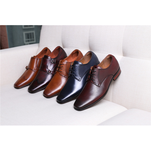 Chaussures en cuir de robe pour hommes