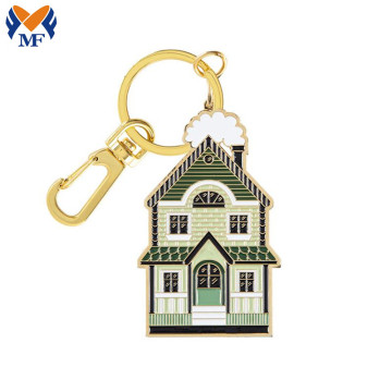 Souvenir Gift Metal Email Home Keychain