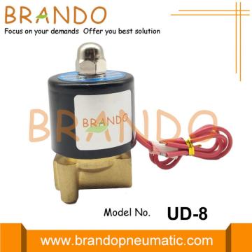 1/4 `` UD-8 Uni-D نوع نحاس صمام الملف اللولبي 24VDC